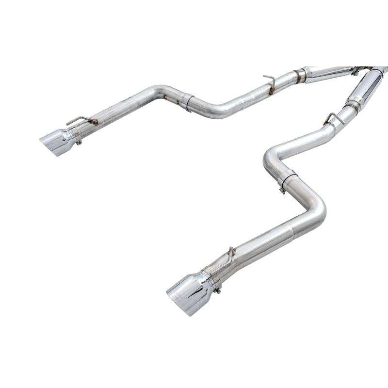 AWE Tuning 2015+ Dodge Charger 6.4L/6.2L Supercharged Track Edition Exhaust - Chrome Silver Tips