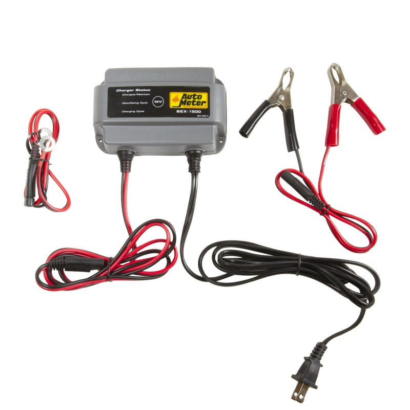 Autometer Battery Charger/Maintainer 12V/1.5A-SR1 Performance