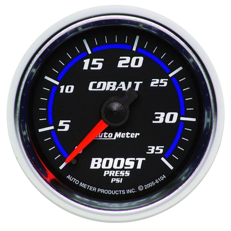 Autometer Cobalt 52mm 0-35 psi Mechanical Boost Gauge-SR1 Performance