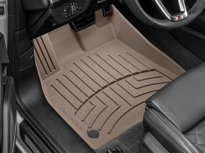 WeatherTech Front FloorLiner HP for 2018-2019 Audi Q5 and SQ5 – Tan, Part Number 4511461IM