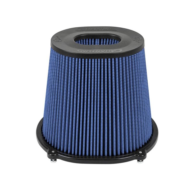 aFe Quantum Pro-5 R Air Filter Inverted Top - 5in Flange x 8in Height - Oiled P5R-SR1 Performance