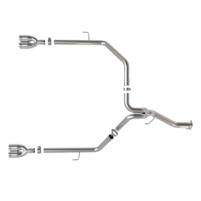 aFe Vulcan Series 3in 304SS Cat-Back 21 Jeep Gladiator V6-3.0L (td) - Dual Polished Tip-SR1 Performance