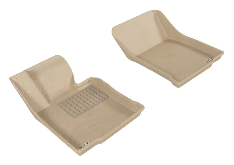 3D MAXpider 2011-2016 Mini Countryman Kagu 1st Row Floormat - Tan-SR1 Performance