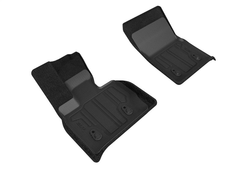 3D MAXpider 19-21 Mercedes-Benz G-Class Elegant Hybrid 1st Row Floormat - Black-SR1 Performance