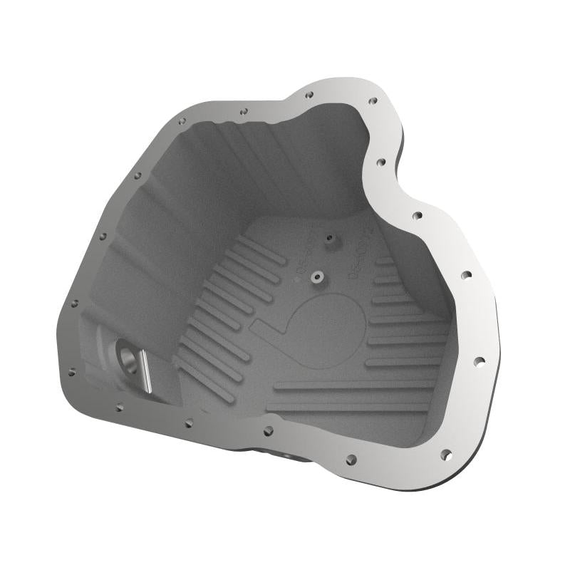 aFe POWER GM Diesel Trucks 01-10 V8-6.6L (td) Pro Series Engine Oil Pan Black w/ Machined Fins-SR1 Performance