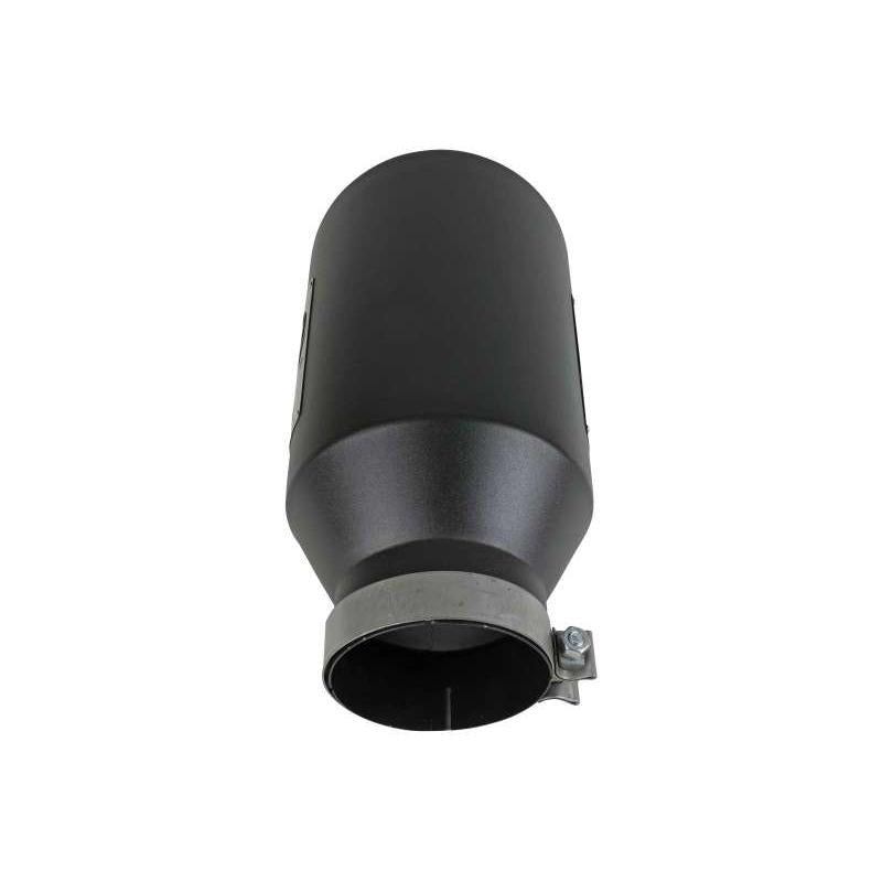 aFe Power Universal 5in Inlet 8in Outet MACH Force-XP Clamp-On Exhaust Tip - Black-SR1 Performance