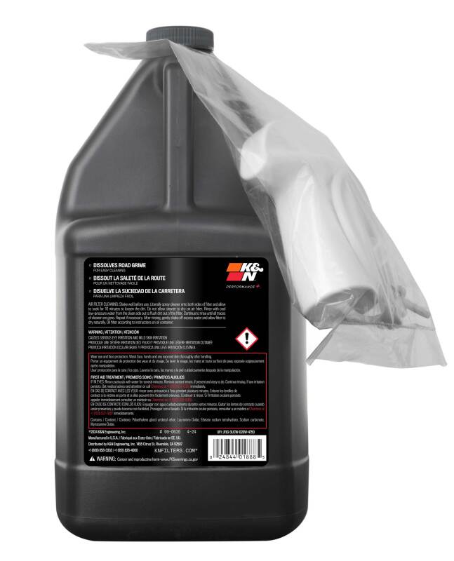 K&N Power Kleen Air Filter Cleaner (1 gallon)-SR1 Performance