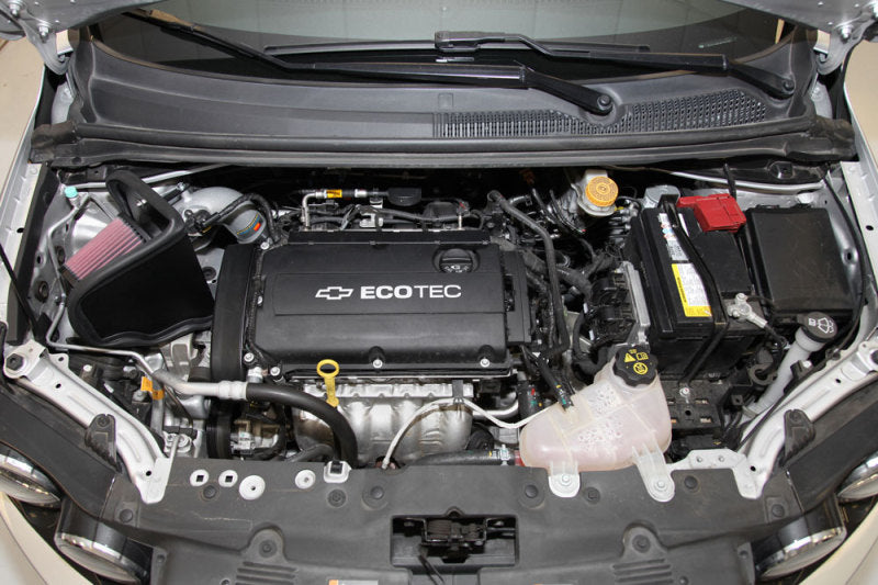 K&N 12 Chevy Sonic 1.8L Silver Typhoon Cold Air Intake-SR1 Performance