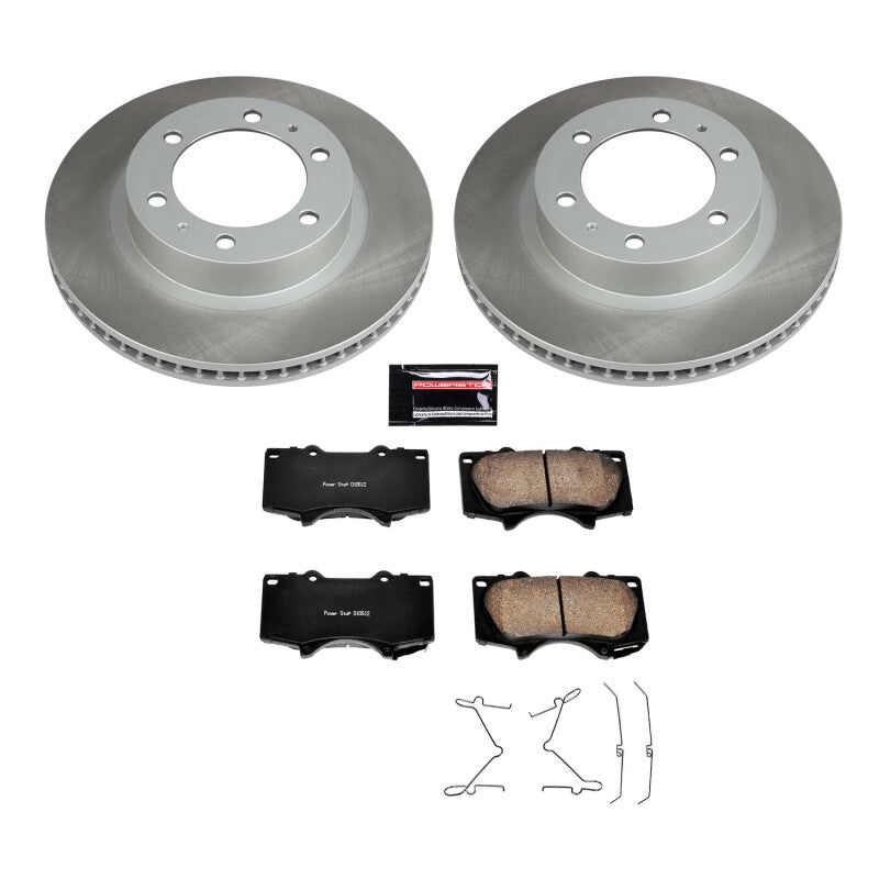 Power Stop 05-22 Toyota Tacoma Front Semi-Coated Rotor Kit-SR1 Performance