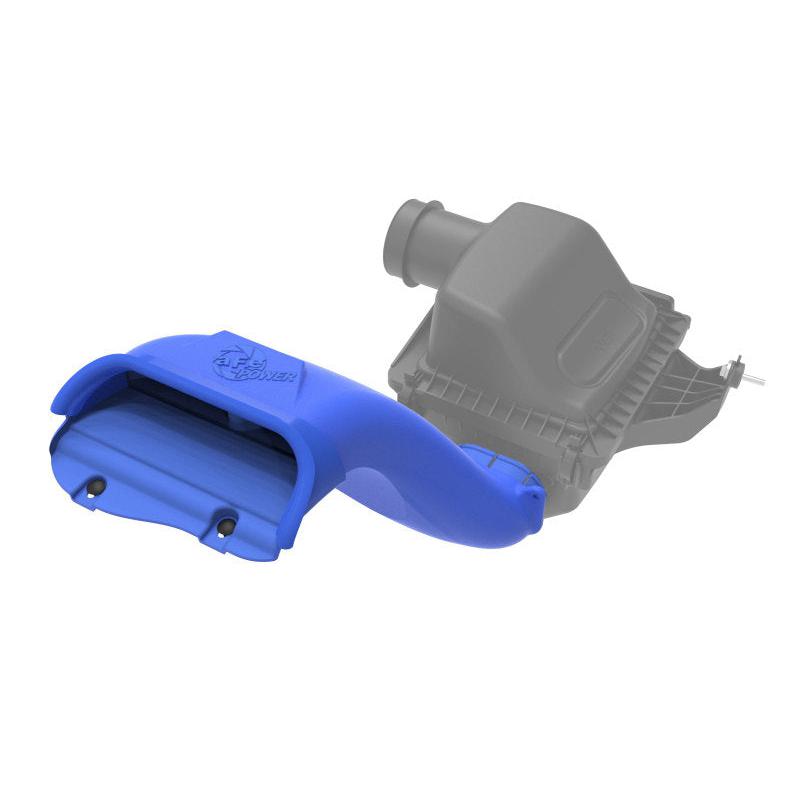 aFe Rapid Induction Dynamic Air Scoop 2021+ Ford F-150V6/V8 - Blue-SR1 Performance