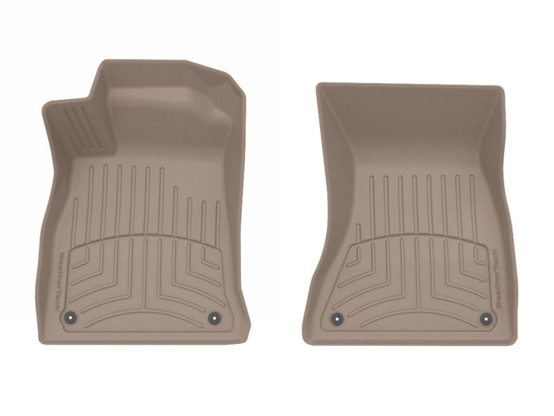 WeatherTech Front FloorLiner HP for 2017-2024 Audi A4/S4/Allroad & 2018-2025 S5/A5, Tan (Part Number 459371IM)