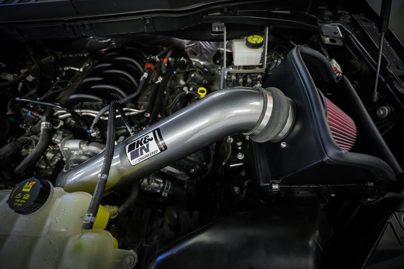 K&N 2021+ Ford F-150 V8-5.0L F/I High Flow Performance Intake Kit-SR1 Performance