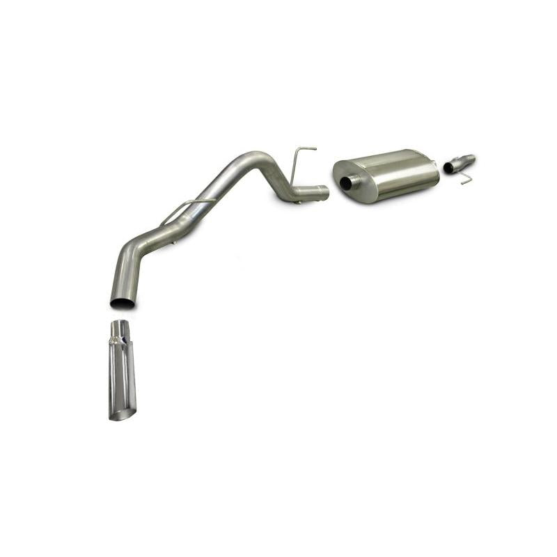 Corsa 2005-2008 -08 Ford F-150 SuperCrew/5.5ft Bed 4.6L V8 Polished Sport Cat-Back Exhaust