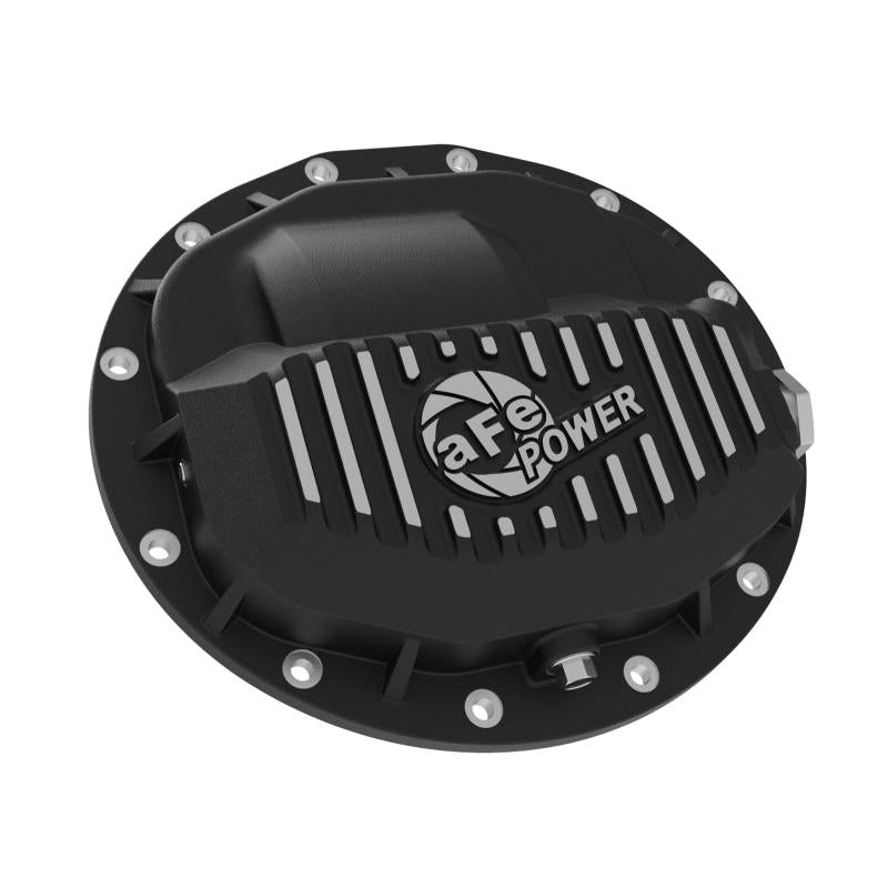 aFe Power Pro Series Front Diff Cover Black Machined & Gear Oil 13-18 Dodge Ram 2500/3500