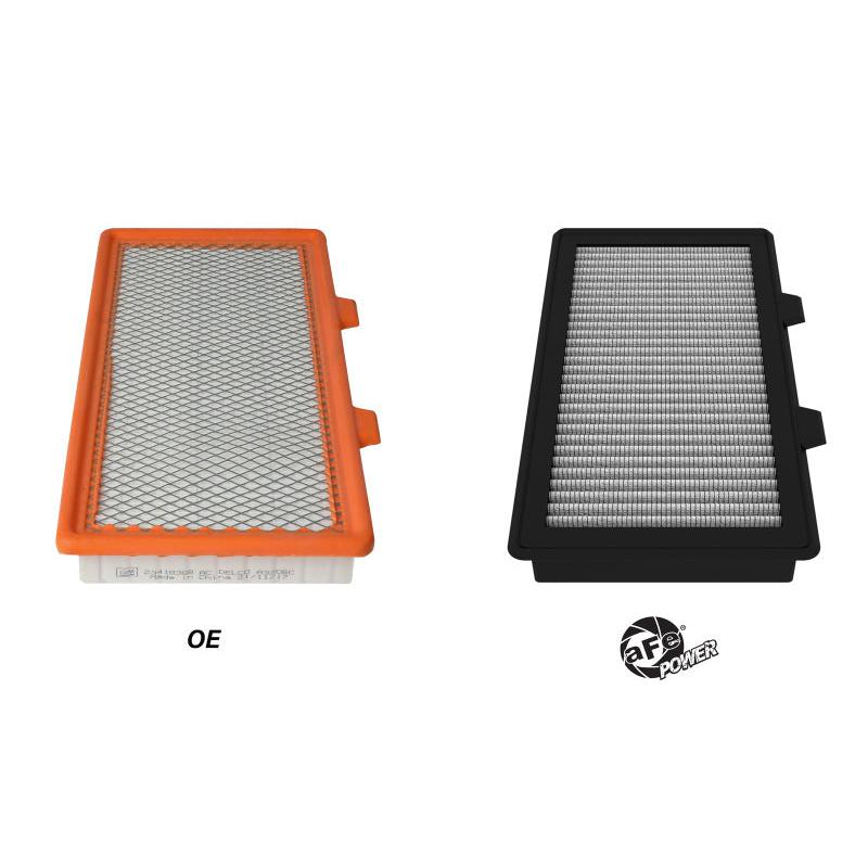 aFe MagnumFLOW Pro DRY S OE Replacement Filter 16-19 Cadillac CT-6 L4-2.0L-SR1 Performance