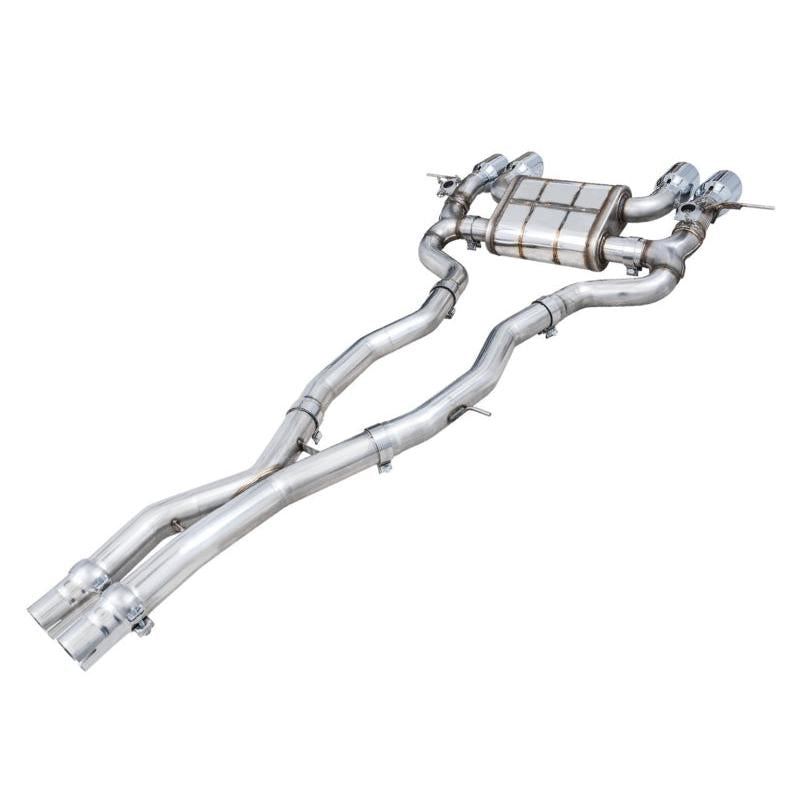 AWE SwitchPath Catback Exhaust for BMW G8X M3/M4 - Chrome Silver Tips