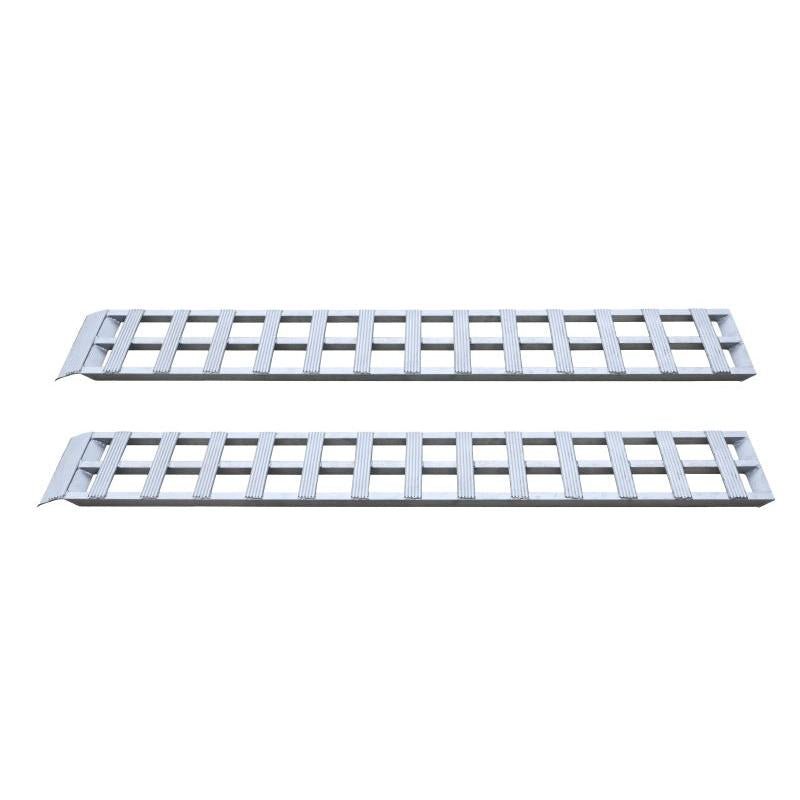 Gen-Y Lightweight 6.5ft Aluminum Loading Ramps 12in x 78in 600lb Capacity Per Ramp - Pair