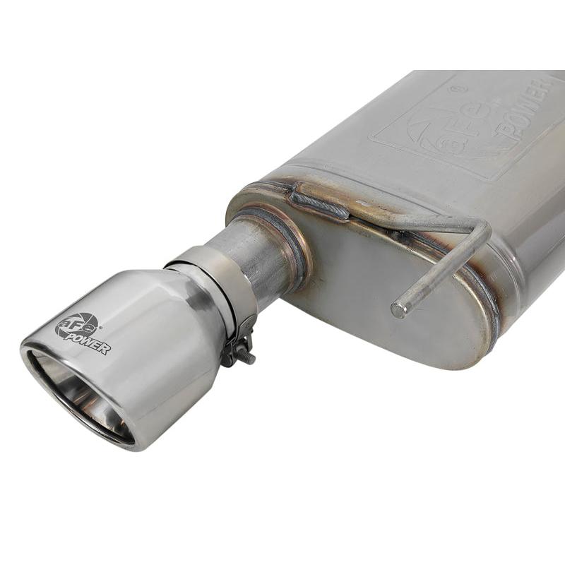 aFe MACH Force-Xp SS Axle Back Exhaust w/Polished Tips 15-17 Ford Mustang GT V8-5.0L-SR1 Performance