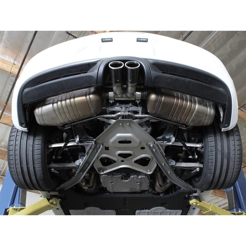 aFe Power 13-14 Porsche Cayman S / Boxster S Carbon Fiber Exhaust Tip Upgrade-SR1 Performance