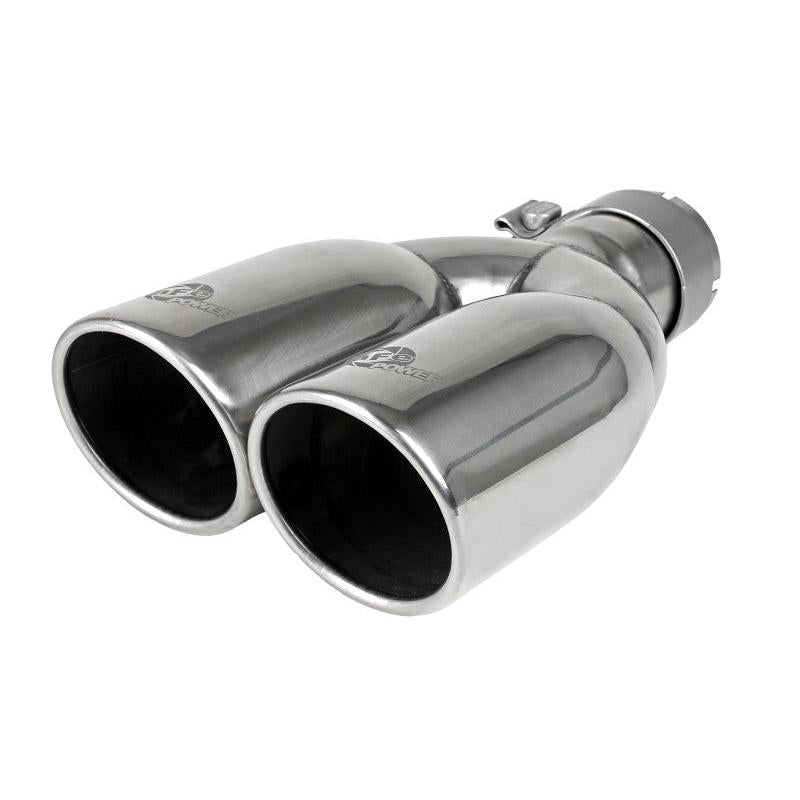 aFe Rebel Series 2.5in 409 SS Axle-Back Exhaust Polished 07-18 Jeep Wrangler (JK) V6-3.6L/3.8L-SR1 Performance