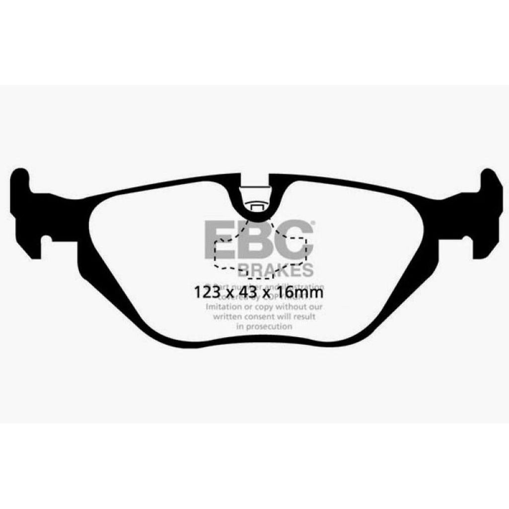 EBC Redstuff Ceramic Rear Brake Pads for BMW 3 Series (1992-1999)