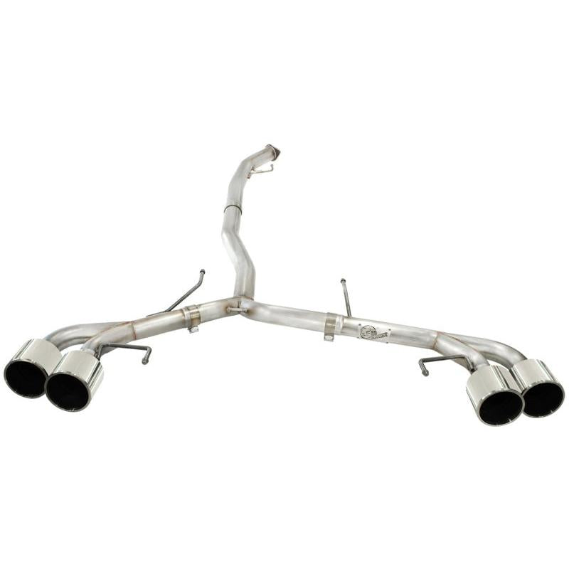 aFe Takeda 3in SS Exhaust Cat-Back 09-14 Nissan GTR V6 3.8L Polished Tips-SR1 Performance
