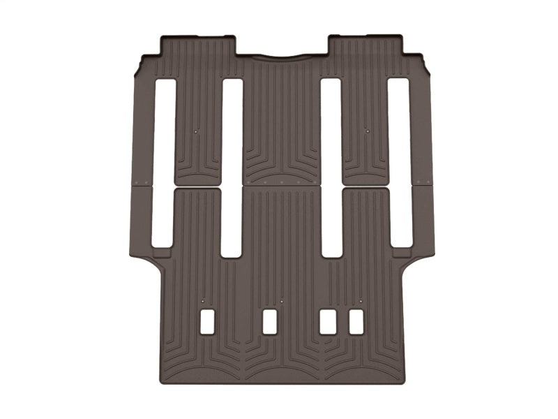 WeatherTech 22-25 Kia Carnival Rear FloorLiner HP Cocoa - Custom Fit, High-Performance All-Weather Protection