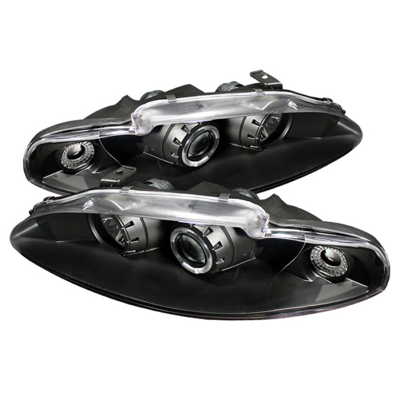 Spyder Mitsubishi Eclipse 95-96 Projector Headlights LED Halo Black High H1 Low H1 PRO-YD-ME95-HL-BK-SR1 Performance