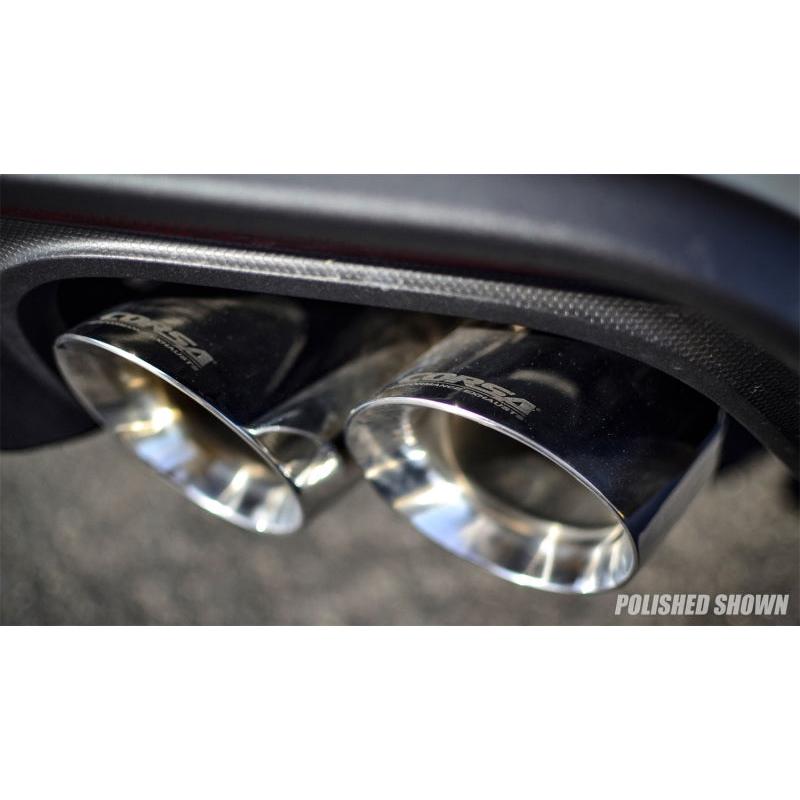 Corsa 2018-2023 Ford Mustang GT Fastback 5.0L 3in Sport Axle-Back Exhaust w/ 4in Black Tips-SR1 Performance