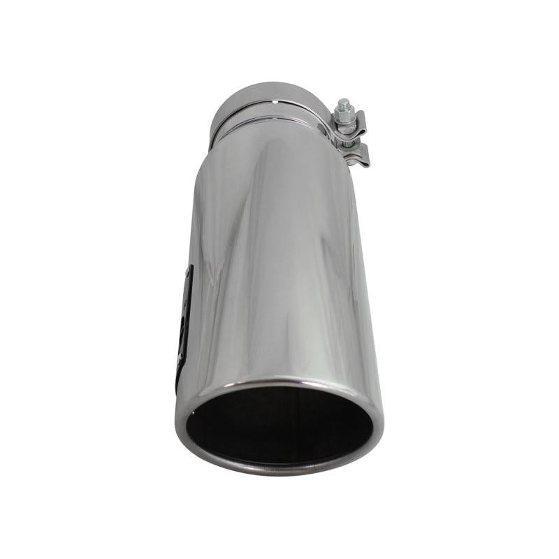 aFe Diesel Exhaust Tip Bolt On Polished 4in Inlex x 5in Outlet x 15in-SR1 Performance