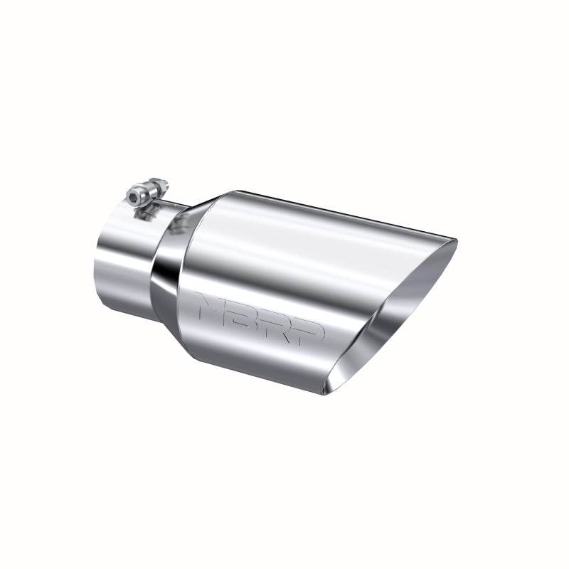 MBRP Universal Tip 6 O.D. Dual Wall Angled 4 inlet 12 length-SR1 Performance