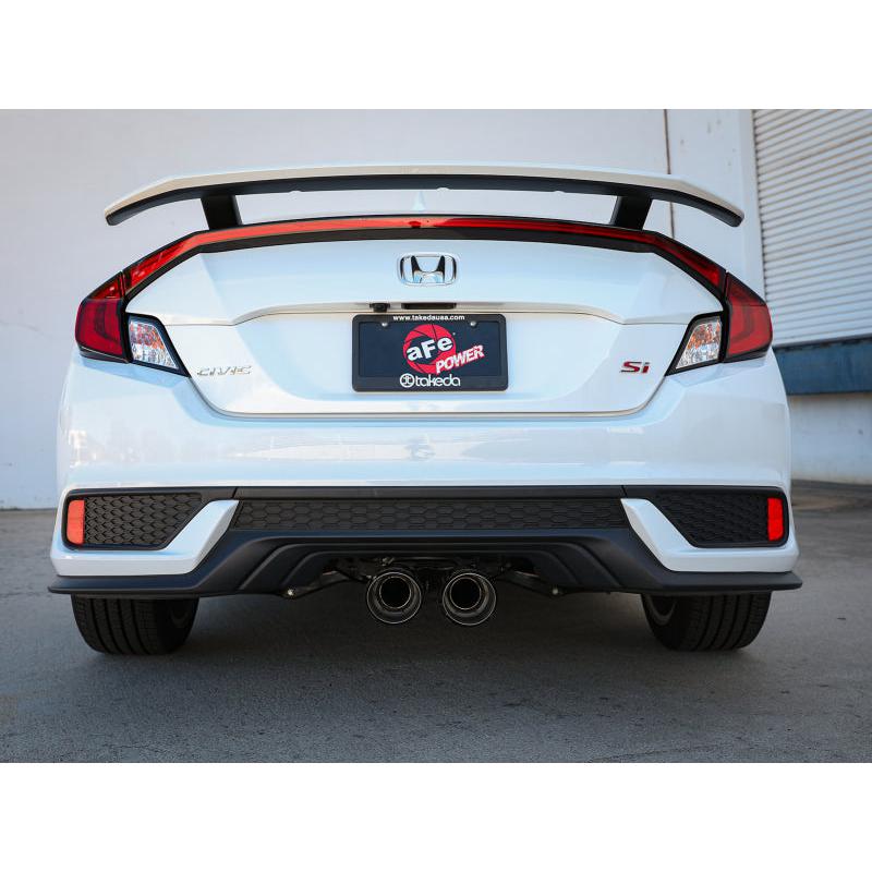 aFe Takeda 2.5in 304SS Cat-Back Exhaust System 17-20 Honda Civic SI Coupe L4-1.5L (t)-SR1 Performance