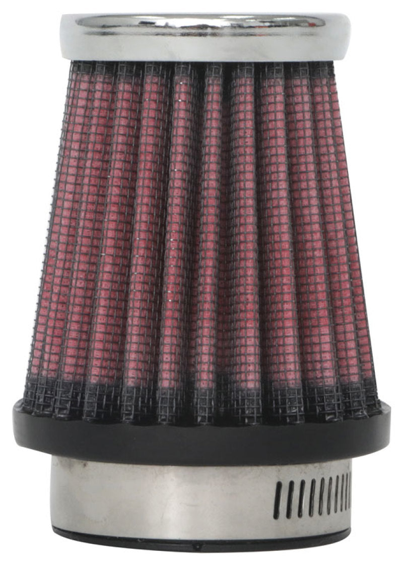 K&N Universal Chrome Filter 1 9/16 inch FLG / 2 5/8 inch Bottom / 2 inch Top / 3 inch Height-SR1 Performance