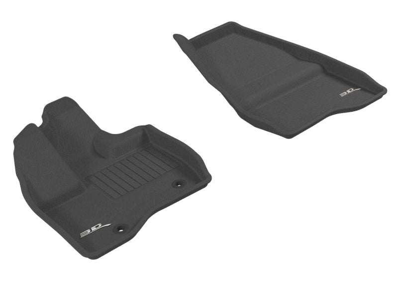 3D MAXpider 2011-2014 Ford Explorer Kagu 1st Row Floormat - Black-SR1 Performance