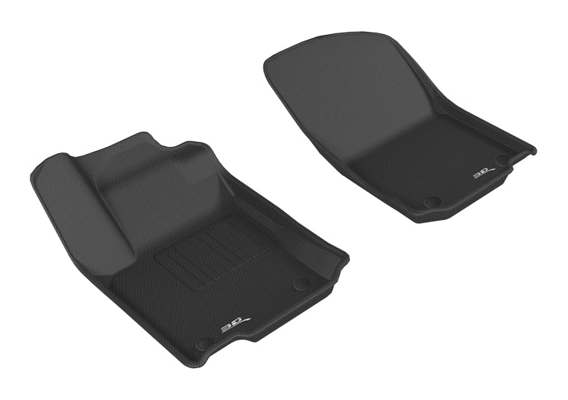 3D MAXpider 2017-2018 Mercedes-Benz GLE-Class C292 Kagu 1st Row Floormat - Black-SR1 Performance