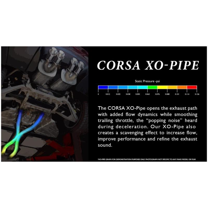 Corsa 2006-2011 Chevrolet Corvette C6 Z06 7.0L V8 XO Pipe Exhaust