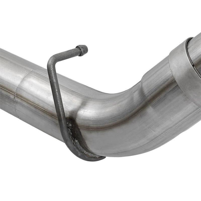 aFe Victory Series 4in 409-SS DPF-Back Exhaust w/ Dual Polished Tips 2017 GM Duramax V8-6.6L(td) L5P