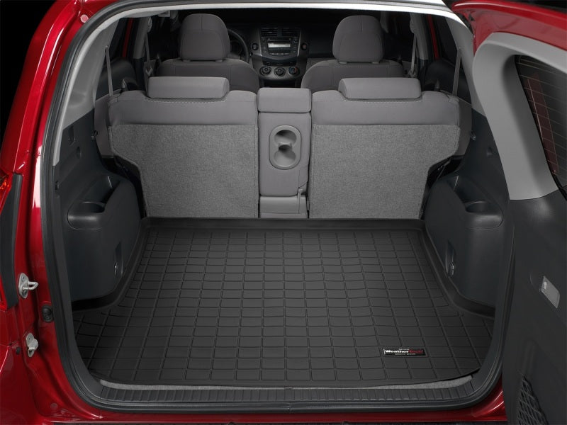 WeatherTech 06-12 Toyota RAV4 Cargo Liners - Black | Complete Trunk Protection with Raised Lip and Textured Finish