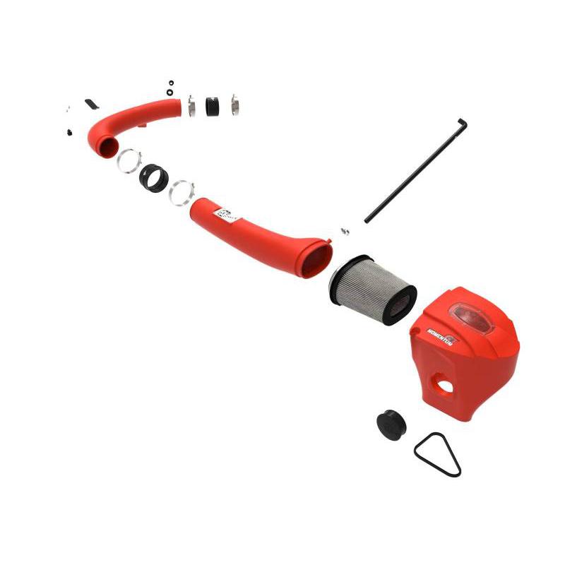 aFe Momentum GT Dry S Stage-2 Intake System 11-15 Dodge Challenger/Charger V6-3.6L (Red)-SR1 Performance