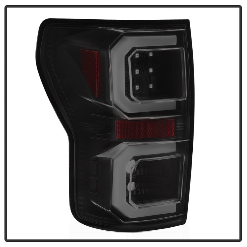Spyder 07-13 Toyota Tundra V2 Light Bar LED Tail Lights - Smoke ALT-YD-TTU07V2-LB-BSM-SR1 Performance