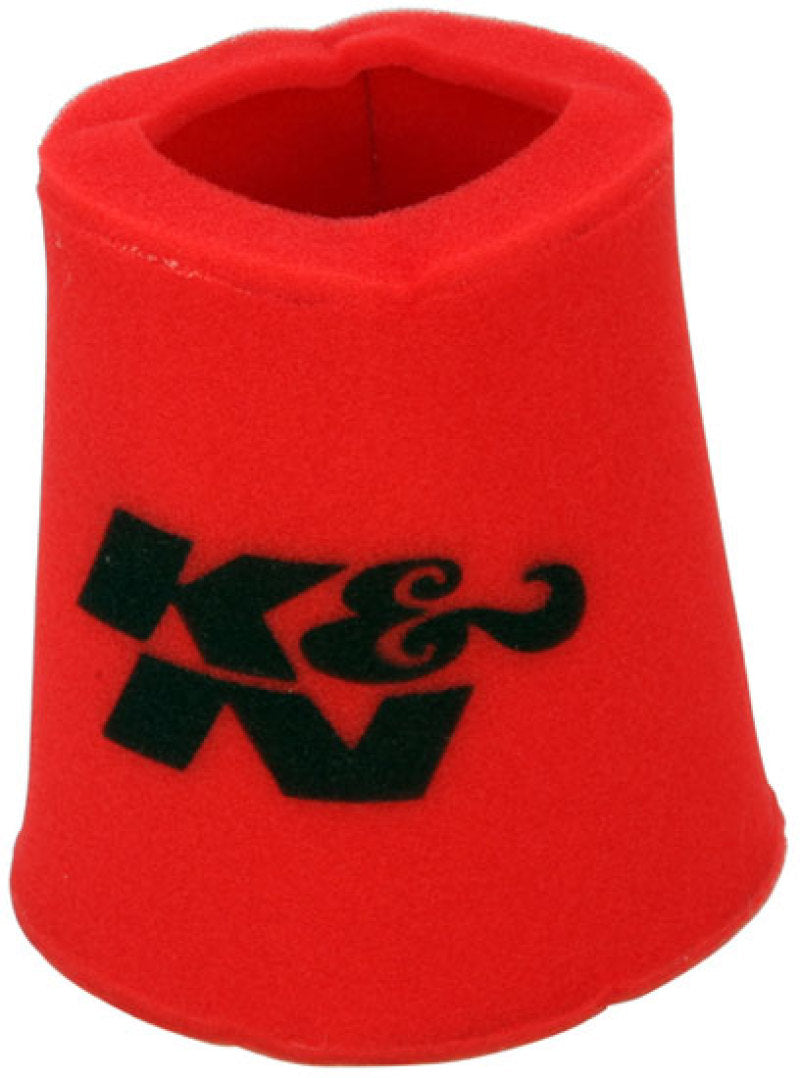 K&N Airforce PreCleaner Round Tapered Red Air Filter Foam Wrap 6in Base ID x 5in Top ID x 9in H-SR1 Performance