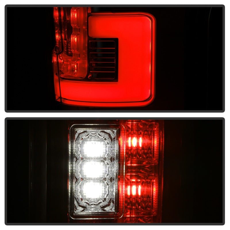 Spyder 17-18 Ford F-250 SD (w/Blind Spot Sens) LED Only Tail Lights - Red Clr (ALT-YD-FS17BS-LED-RC)-SR1 Performance
