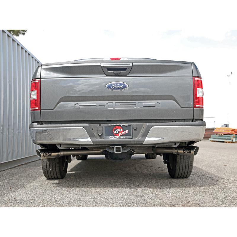 aFe Gemini XV 3in 304 SS Cat-Back Exhaust 15-20 Ford F-150 V6 2.7L/3.5 w/ Polished Tips