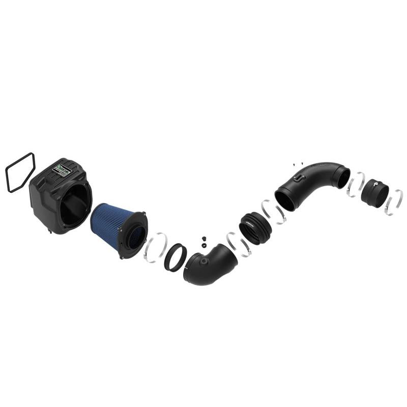 aFe Quantum Pro 5R Cold Air Intake System 08-10 GM/Chevy Duramax V8-6.6L LMM - Oiled-SR1 Performance