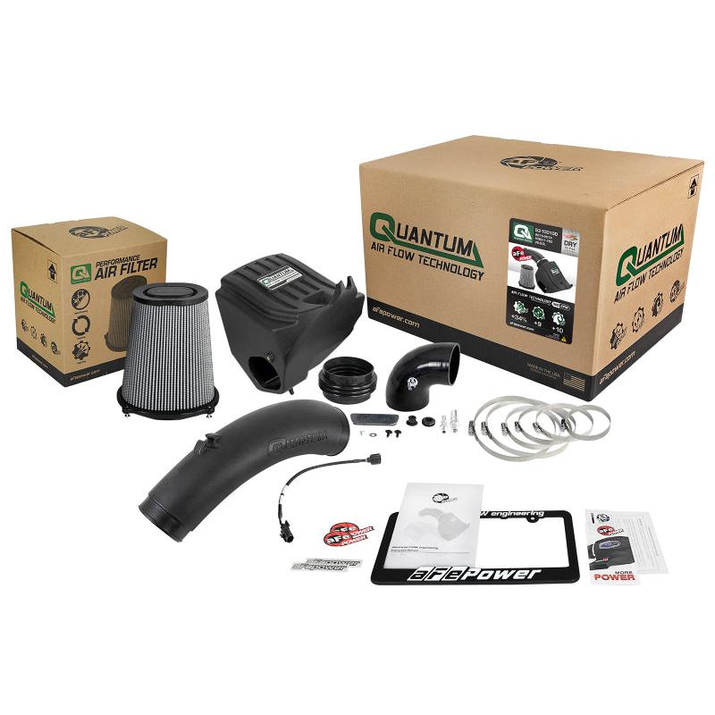 aFe Quantum Cold Air Intake System w/ Pro Dry S Media 15-19 Ford F-150 V8-5.0L-SR1 Performance