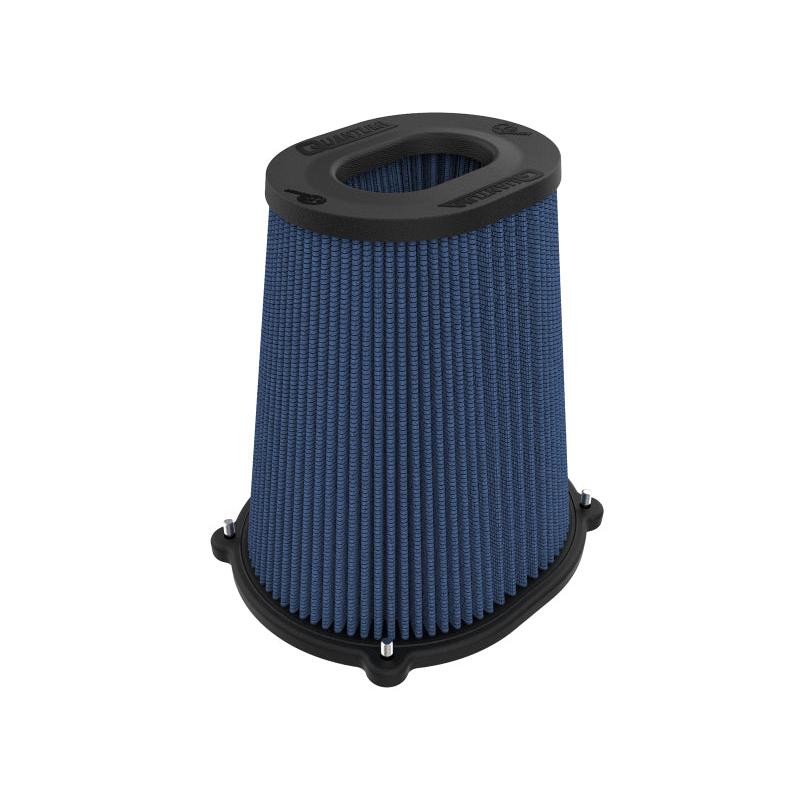 aFe Quantum Pro-5 R Air Filter Inverted Top - 5.5inx4.25in Flange x 9in Height - Oiled P5R-SR1 Performance