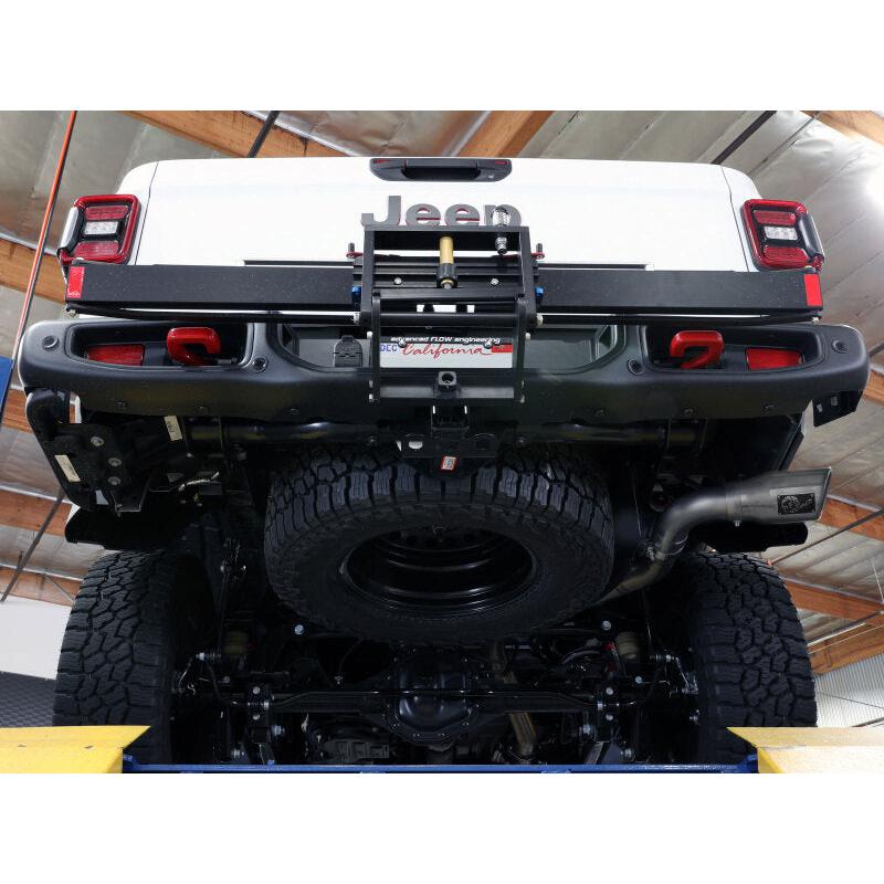 aFe 2021+ Jeep Gladiator V6-3.0L (td) Vulcan Series 3in 304 SS DPF-Back Exhaust System - Polishd Tip