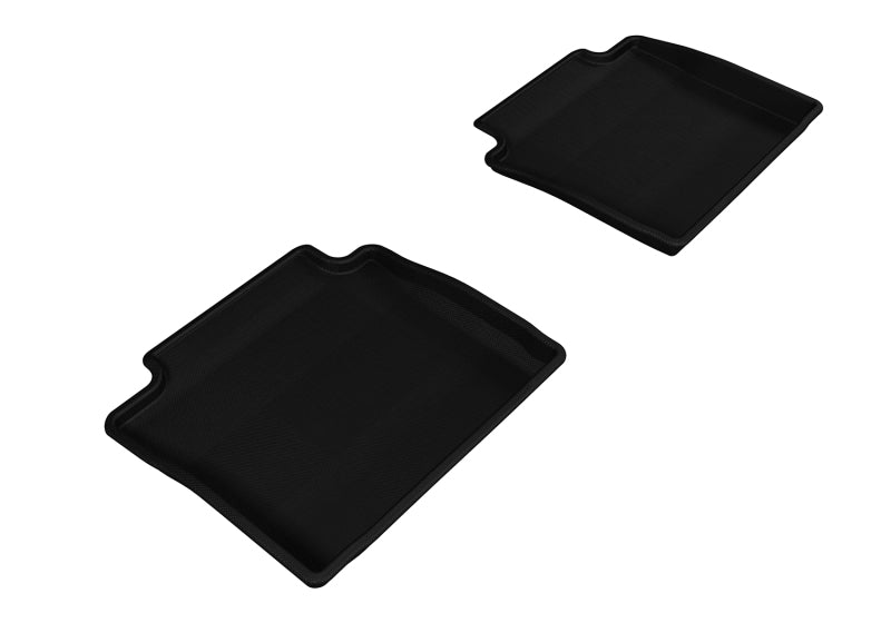 3D MAXpider 2014-2020 Chevrolet Impala Kagu 2nd Row Floormats - Black-SR1 Performance