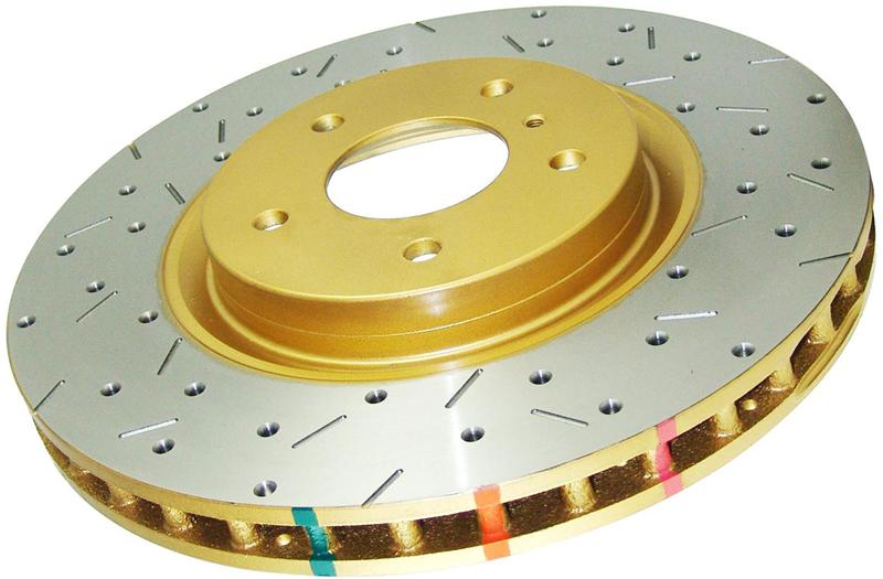 DBA 4000 Series XS Front Drilled & Slotted Rotor for 2015-2016 Ford Mustang EcoBoost/GT – Part Number DBA42164BLKXS