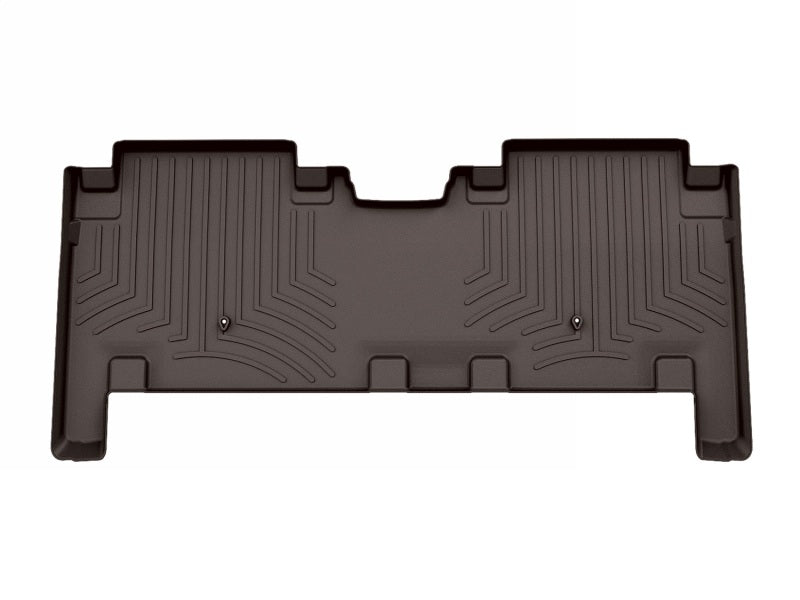 WeatherTech DigitalFit FloorLiner for Kia EV9 2nd Row Rear, Cocoa - Part #4718603
